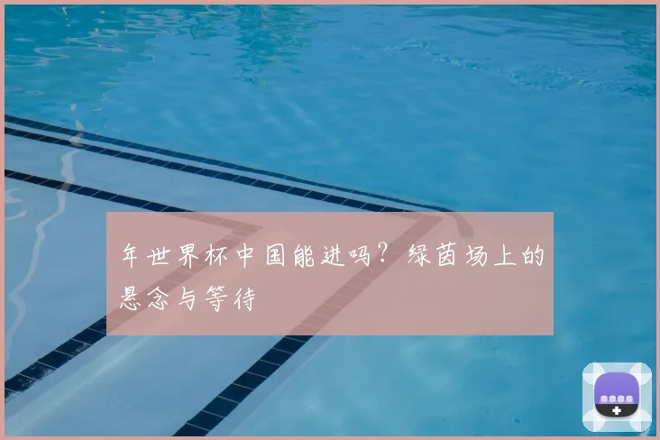 年世界杯中国能进吗?绿茵场上的悬念与等待